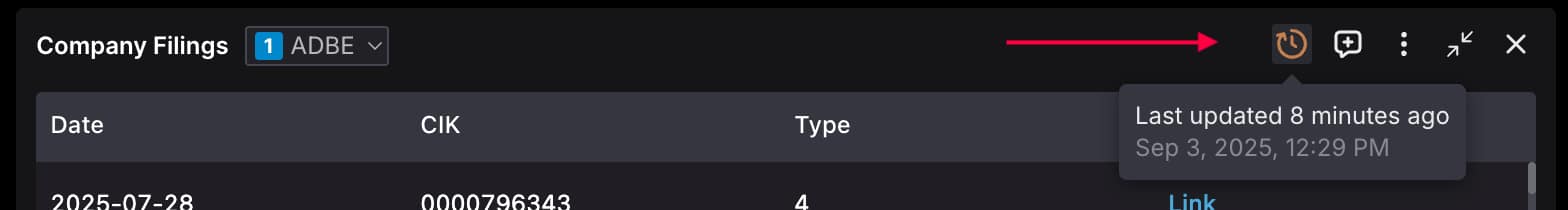 Universal Widget Controls